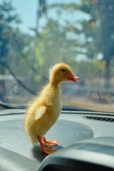 Baby Duckling in Soft Natural Light