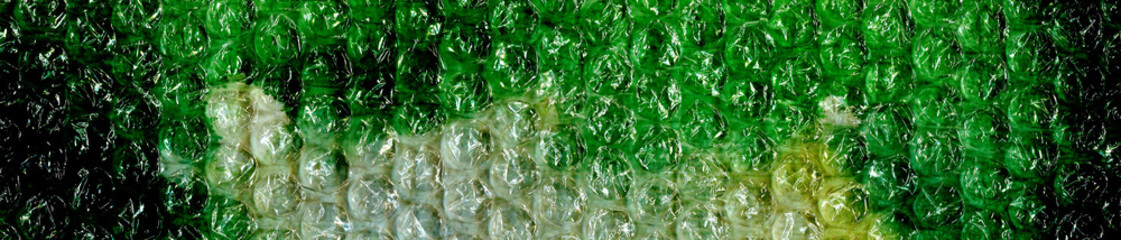 Experimental abstract artwork &mdash; bubble wrap texture, green watercolor in emerald and swamp tones. Layered mixed media composition with strong contrast for music album covers, vinyl sleeves, posters.