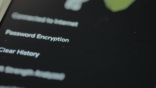 Network and Security scan performed on a smartphone