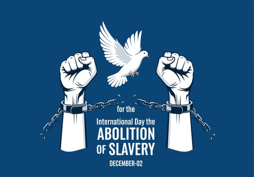 International day for abolition of slavery commemoration graphic