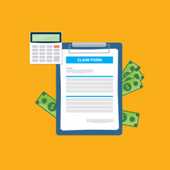 Insurance claim form