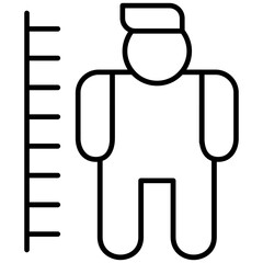 Body Mass Index Icon Vector Element