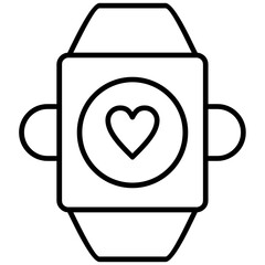 Smartband Icon Vector Element