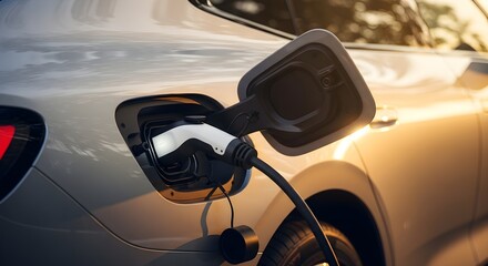 Charging Electric Car Sustainable Mobility and Clean Energy for a Greener Future
