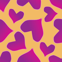 seamless pattern with hearts