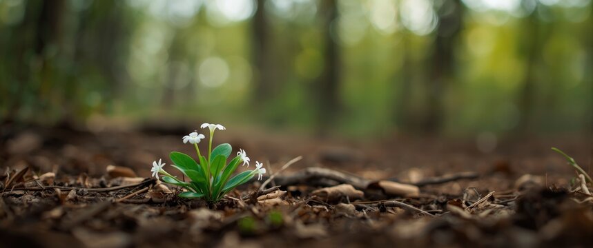 The plant Oxalis acetosella, commonly called wood sorrel, is a rhizomatous flowering species within the Oxalidaceae family