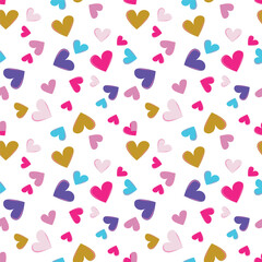 seamless pattern with hearts