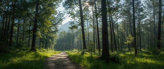 Obraz premium North-East India: Lush green forests of Meghalaya and Nagaland