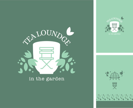 Charte graphique pour p&acirc;tisserie, salon de th&eacute;, traiteur, jardin, terrasse, salon de th&eacute;, caf&eacute;, picto, mockup, packaging, &eacute;tiquettes, stickers, menu, frise, floral, tasse, serre, patio, verri&egrave;re, 