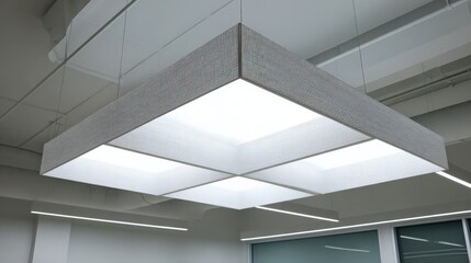 Obraz premium Modern led ceiling light design for contemporary workspaces