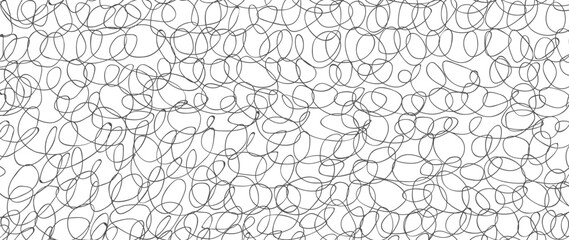 Fototapeta premium Crosshatch Linear Doodle Loop Background Texture