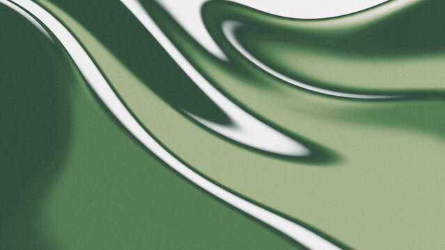 Abstract High Contrast Black and Green Liquid Background with Grainy Noise Texture