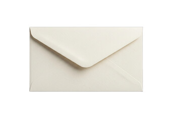 Cream colored envelope on black background