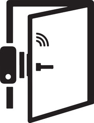 Smartwatch Signal Icon Silhouette &ndash; Wearable Technology Symbol
Fitness Tracker with Wireless Signal &ndash; Black Wearable Device Icon
Smart Band Connectivity Silhouette &ndash; Modern Wearable Tech Illustration