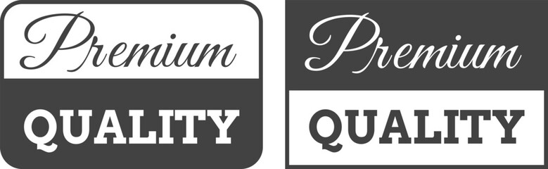 Obraz premium Elegant premium quality label design with bold typography for packaging needs