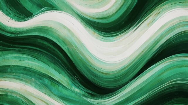artistic abstract pattern with brush strokes that form dynamic waves