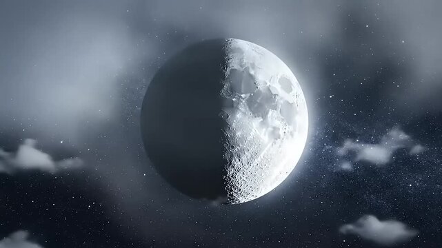 Lunar Eclipse Moon Phases Night Sky.