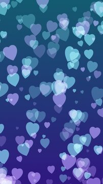 Floating Hearts Create a Dreamlike, Romantic Atmosphere