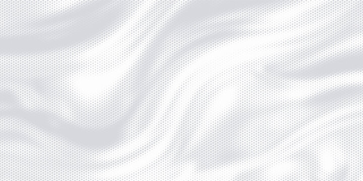Light Gray Flowing Abstract Halftone Dot Pattern Background