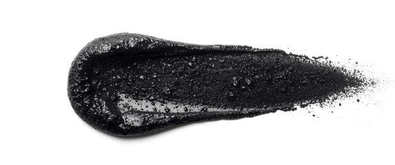 Fototapeta premium Isolated black coal toothpaste