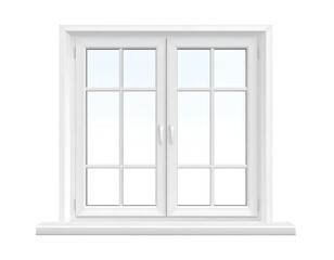 Obraz premium Modern white double glazed window