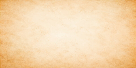 Obraz premium Aged vintage parchment paper with a stained grunge texture and worn brown surface creates a blank antique background for retro design