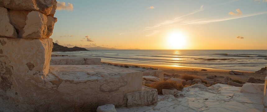 Fourni Island Greece: Ancient Marble Quarry at Petrokopio Beach
