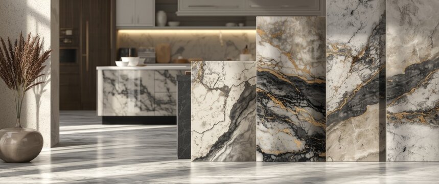 Luxury natural marble stone slabs for kitchen countertops and floor tiles