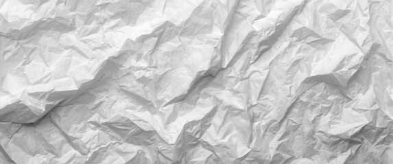 Obraz premium wrinkled paper texture in white color