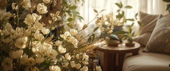 Spring Florals Brightening a Cozy Home