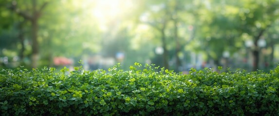 Fototapeta premium Green Plants Located in the Park