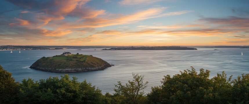 Sein Island in the Britain-France region