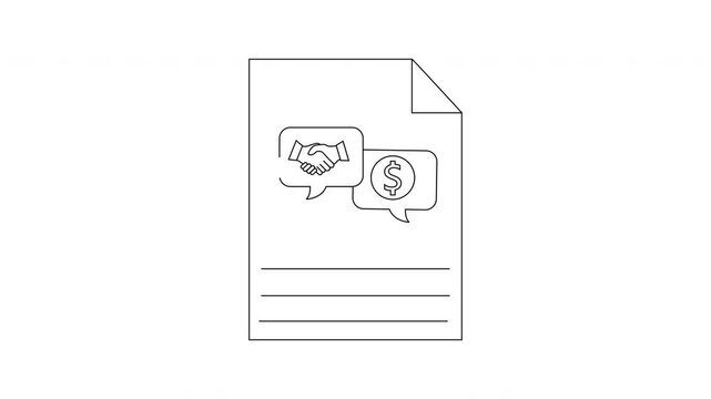 Business Agreement Outline - Contract, Deal, and Financial Terms.