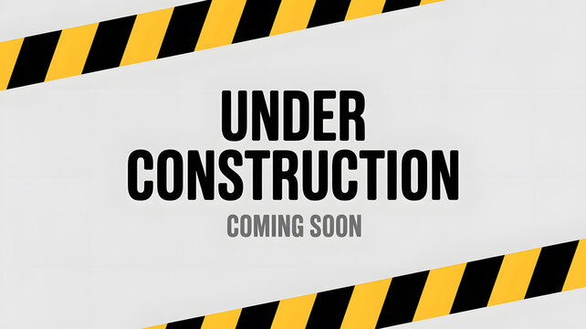 A sign indicating that a site is under construction and coming soon