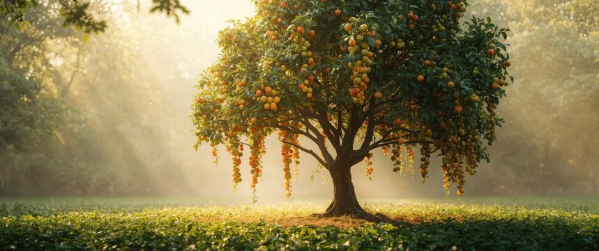 Sall Tree Fruits and Their Beauty