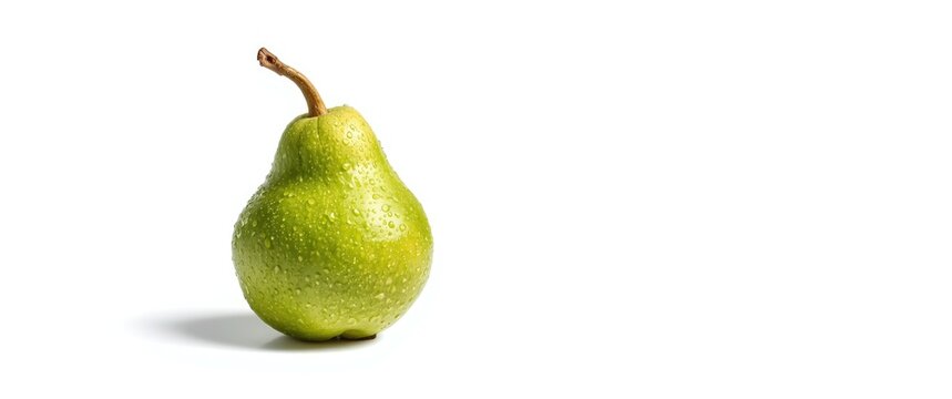 Chayote and Siamese Pumpkin (Japan) on White Background
