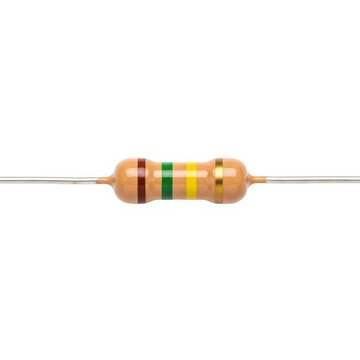 Single axial lead resistor