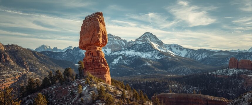 The Natural Geological Feature Known as Balanced Rock