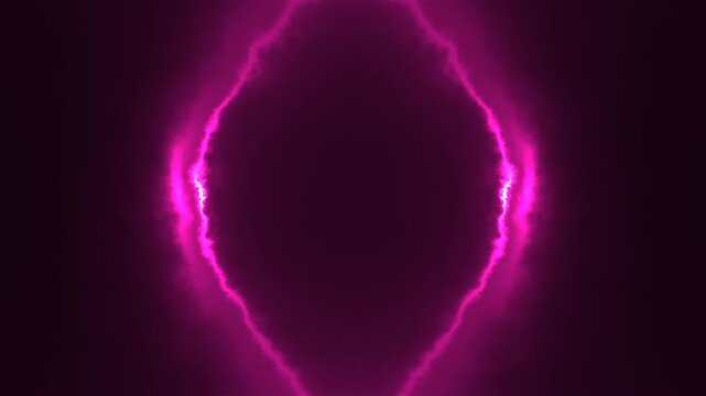 Pink and Mangenta Smolder Fire Eye, Loop Background Alpha Channel