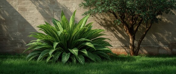 Morning dew on Calathea Ornata flowers keeps them looking fresh, with bright green leaves and distinctive white stripes. Dew adds a luminous shine to their beauty.