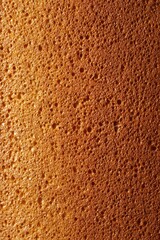 Fototapeta premium Close-up of fizzy carbonated foam with intricate textured bubbles in golden light
