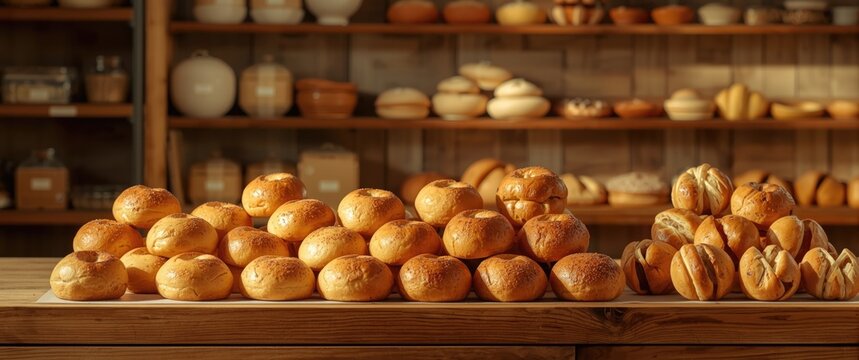 Bakery serving Japanese anpan bread