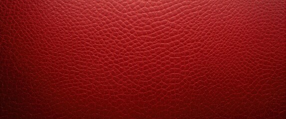 Fototapeta premium Leather texture with red color and seamless design