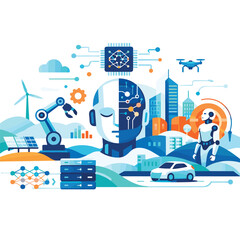 Artificial intelligence and robotics in modern cities