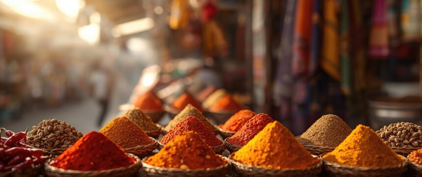 Brightly Colored Spices