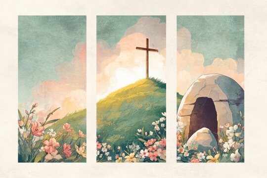 Cave of the resurrection of Jesus Christ.