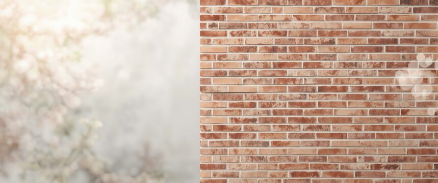 An enchanting view of a traditional common brick wall