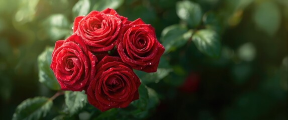 Obraz premium Beautiful close-up shots of red flowers