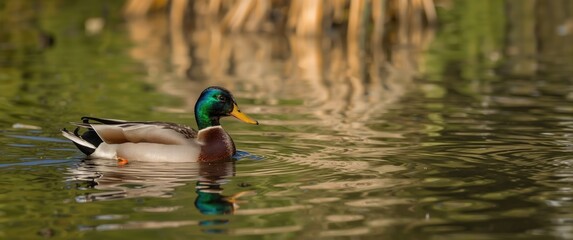 Obraz premium Wild duck animal