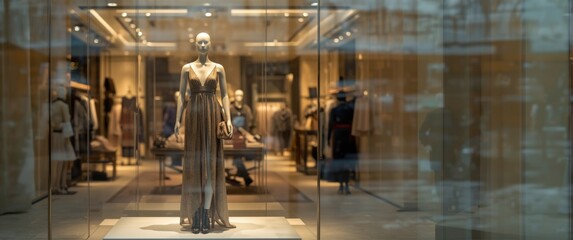 Mannequin Presentation in Clothing Store